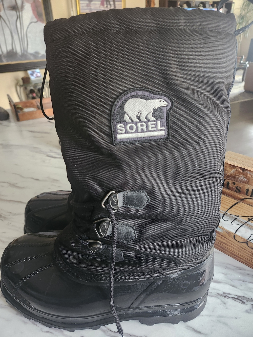 Men Size 12 GLACIER Sorel WINTER boots